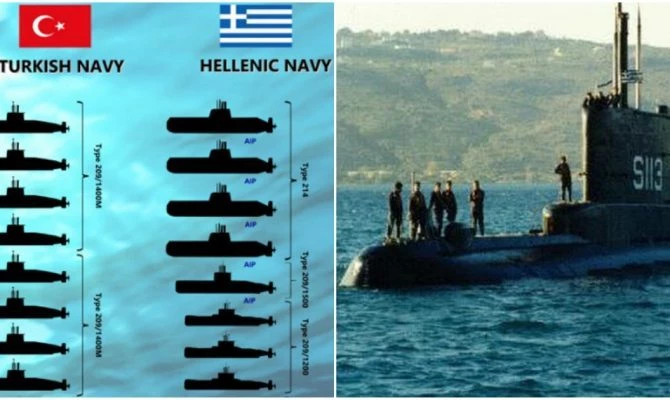 Η Ελλάδα έχει τον μεγαλύτερο υποβρύχιο στόλο σε όλη την Ευρώπη